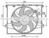 AVA QUALITY COOLING MS7671 Fan, radiator